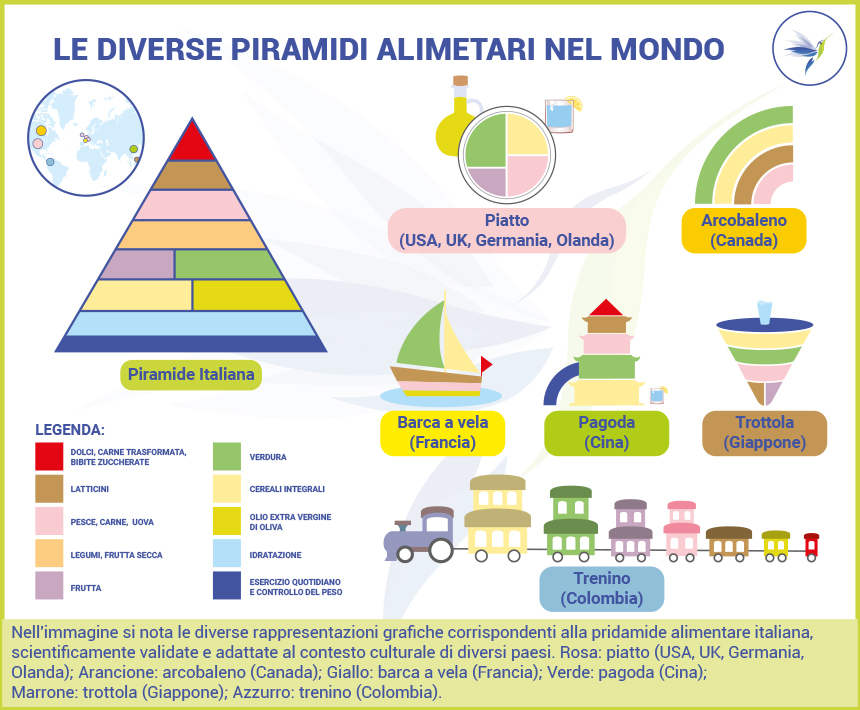 rappresentazioni grafiche piramidi alimentari